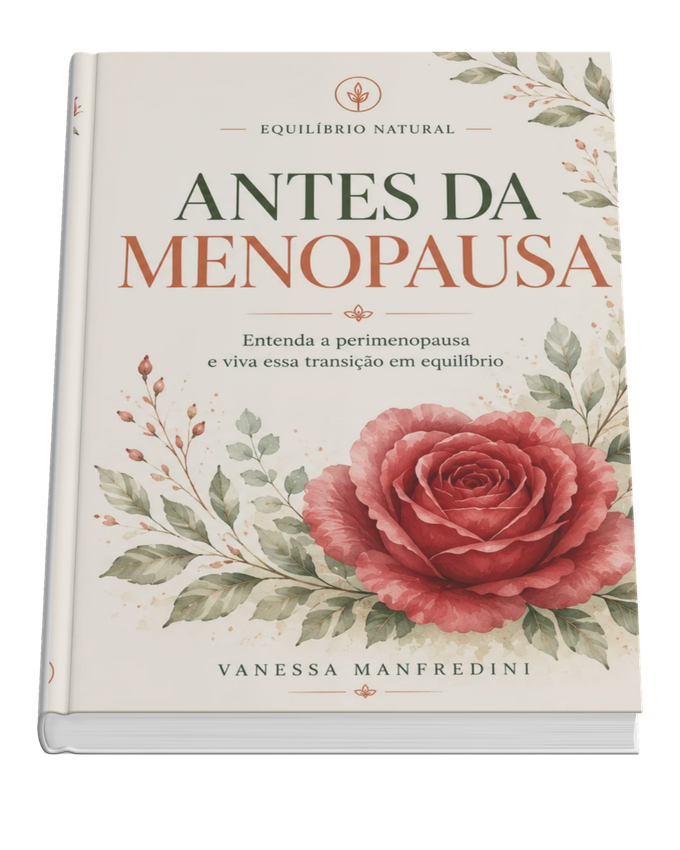 Capa do livro Antes da Menopausa, por Vanessa Manfredini